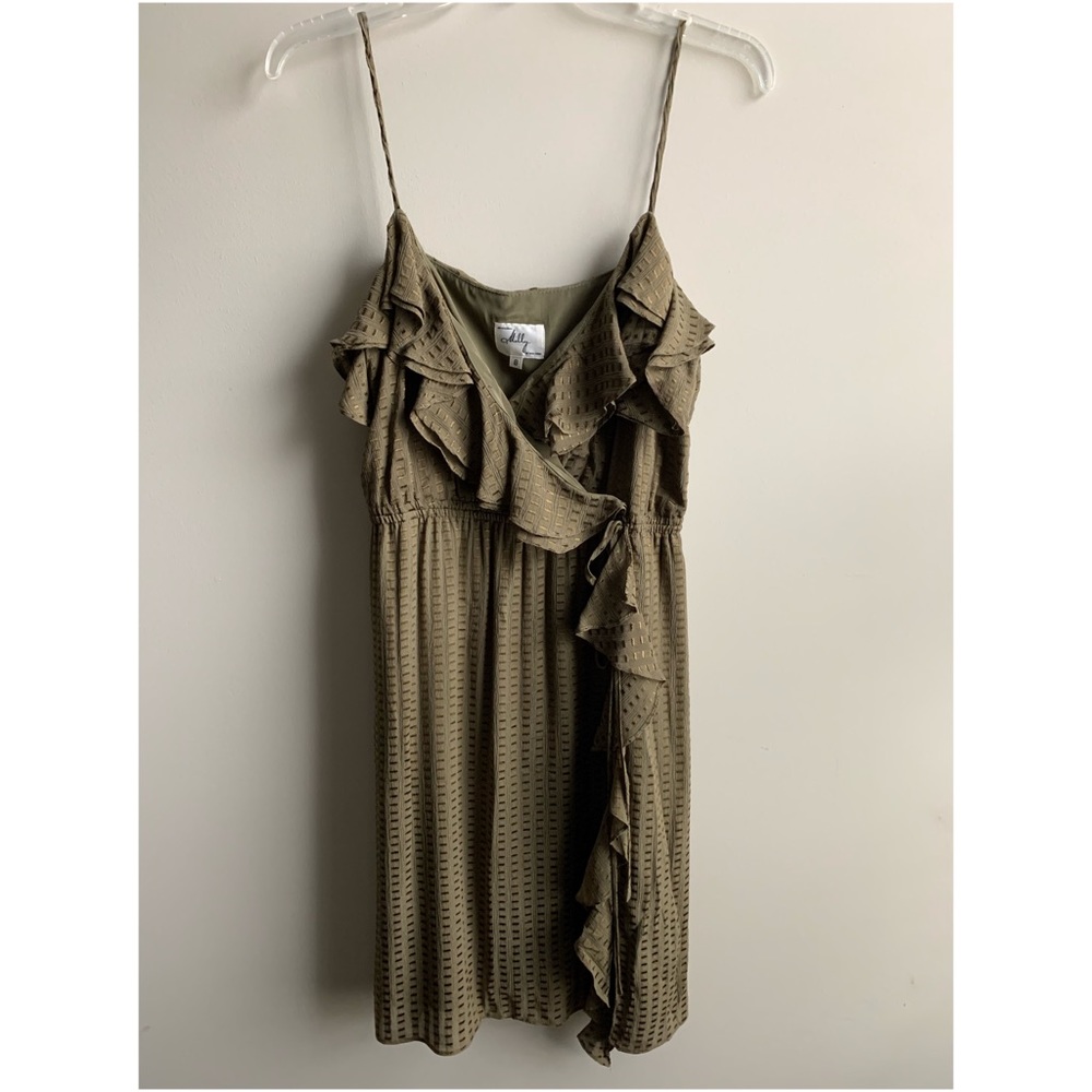 An Original Milly of New York Hunter Green Dress